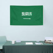 Saudi-Arabien-Flagge Banner (Messeveranstaltung)