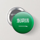 Saudi-Arabien Flagge Button (Vorne & Hinten)