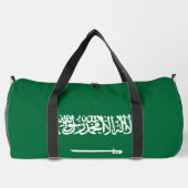 Saudi-Arabien-Flagge Duffle Bag (Rückseite)