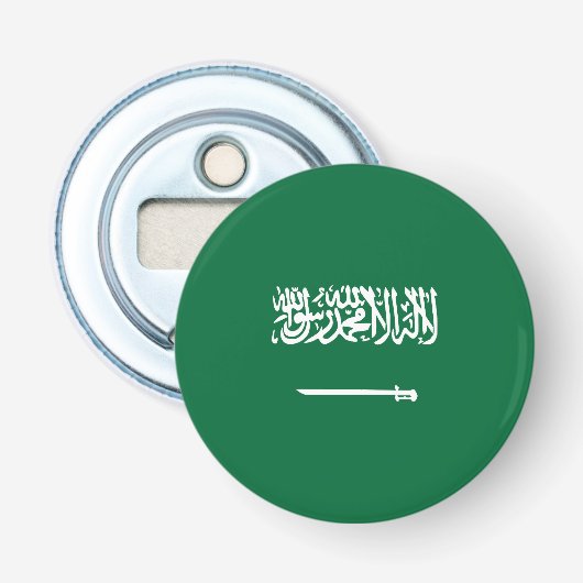 Saudi-Arabien-Flagge Flaschenöffner (Vorderseite)
