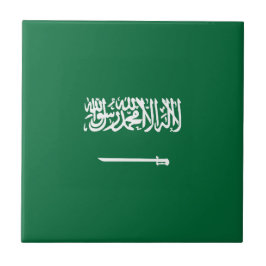 Saudi-Arabien-Flagge Fliese