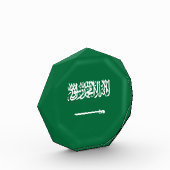 Saudi-Arabien-Flagge Fotoblock (Links)