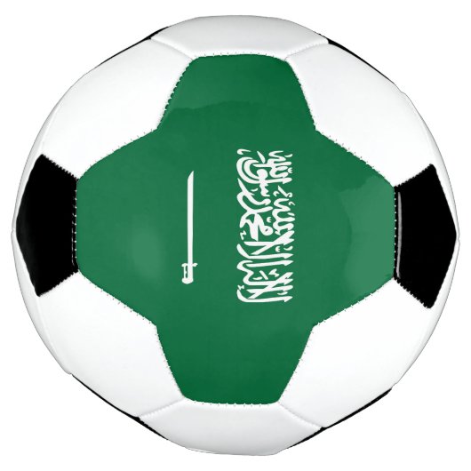 Saudi-Arabien-Flagge Fußball (Gedreht)