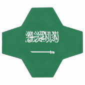 Saudi-Arabien-Flagge Fußball (Flach)