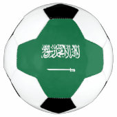 Saudi-Arabien-Flagge Fußball (Vorderseite)