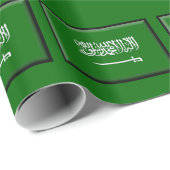 Saudi-Arabien Flagge Geschenkpapier (Rolleneckpunkt)
