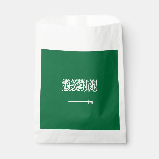 Saudi-Arabien-Flagge Geschenktütchen (Vorderseite)