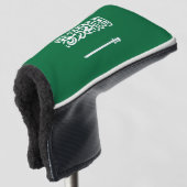 Saudi-Arabien-Flagge Golf Headcover (3/4 Vorderseite)