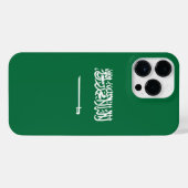 Saudi-Arabien-Flagge iPhone Hülle (Rückseite (Horizontal))