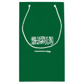 Saudi-Arabien-Flagge Kleine Geschenktüte (Rückseite)