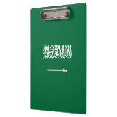 Saudi-Arabien-Flagge Klemmbrett (Links)