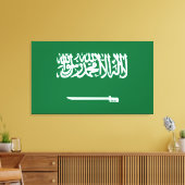 Saudi-Arabien-Flagge Leinwanddruck (Insitu (Wohnzimmer))