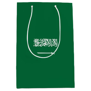 Saudi-Arabien-Flagge Mittlere Geschenktüte