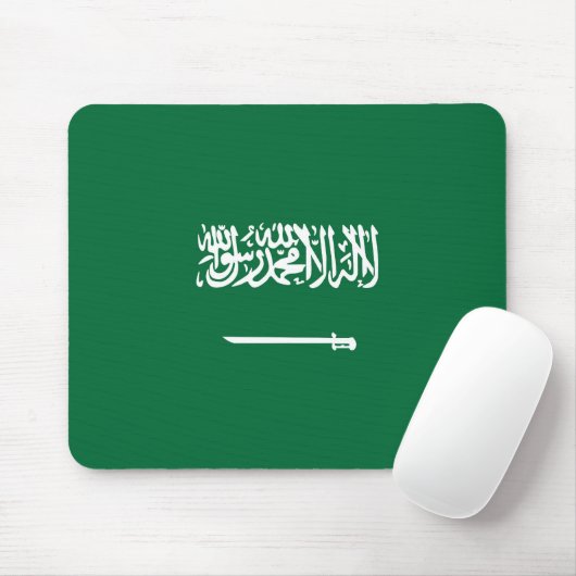 Saudi-Arabien-Flagge Mousepad (Mit Mouse)