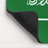 Saudi-Arabien Flagge Mousepad (Ecke)
