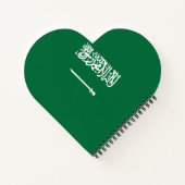 Saudi-Arabien-Flagge Notizblock (Rückseite)