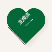 Saudi-Arabien-Flagge Notizblock (Vorderseite)