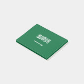 Saudi-Arabien-Flagge Post-it Klebezettel (angewinkelt)