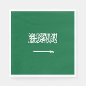 Saudi-Arabien-Flagge Serviette (Vorderseite)