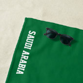 Saudi-Arabien Flagge Splendid Patriotic Strandtuch (Beispiel)
