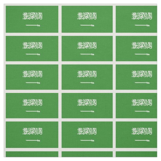 Saudi-Arabien Flagge Stoff (Muster)