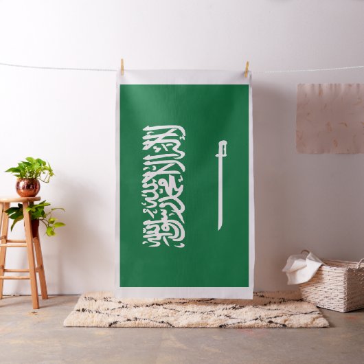 Saudi-Arabien-Flagge Stoff (Beispiel)