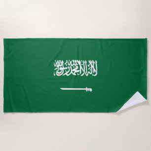 Saudi-Arabien-Flagge Strandtuch