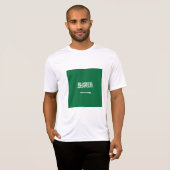 Saudi-Arabien-Flagge T-Shirt (Vorne ganz)