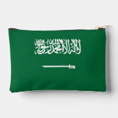 Saudi-Arabien-Flagge Zubehörtasche (Rückseite)