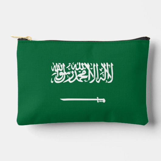 Saudi-Arabien-Flagge Zubehörtasche (Vorderseite)