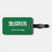 Saudi-Arabien Flaggen-Gepäckanhänger Gepäckanhänger (Rückseite horizontal)
