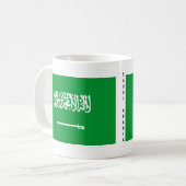 Saudi-Arabien Flaggen-Tasse Kaffeetasse (Vorderseite Links)