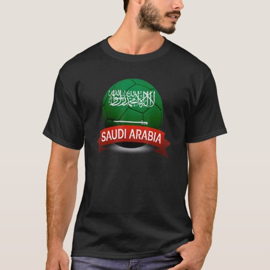 Saudi-Arabien Fußballnationalmannschaft Weltfußbal T-Shirt (Vorderseite)