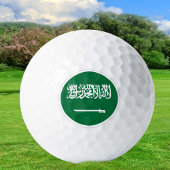 Saudi-Arabien Golf Balls, Saudi-Flag patriotisch Golfball