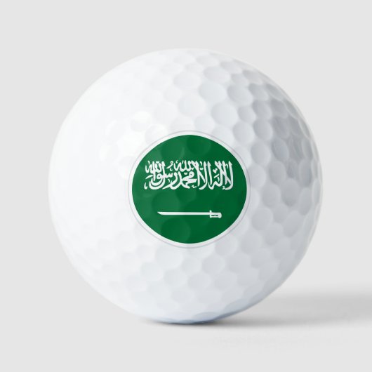 Saudi-Arabien Golf Balls, Saudi-Flag patriotisch Golfball (Vorderseite)