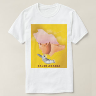 Saudi-Arabien illustriertes Reiseplakat. T-Shirt