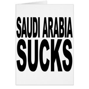 Saudi-Arabien ist scheiße