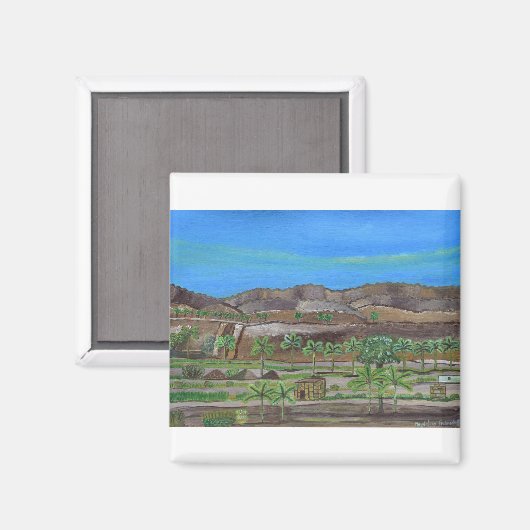 Saudi-Arabien Magnet (Vorderseite/Rückseite)