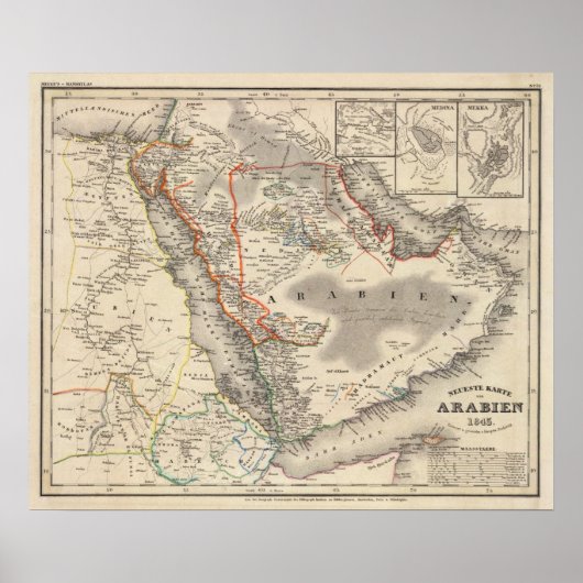 Saudi-Arabien Poster (Vorne)