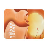 Saudi-Arabien - Reiseplakat Magnet (Horizontal)