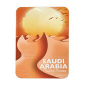 Saudi-Arabien - Reiseplakat Magnet (Vertikal)