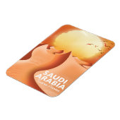 Saudi-Arabien - Reiseplakat Magnet (Linke Seite)