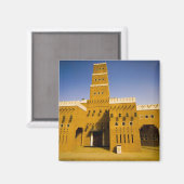 Saudi-Arabien, Riad, Moschee von Al Diriya Magnet (Vorderseite/Rückseite)