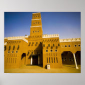 Saudi-Arabien, Riad, Moschee von Al Diriya Poster (Vorne)