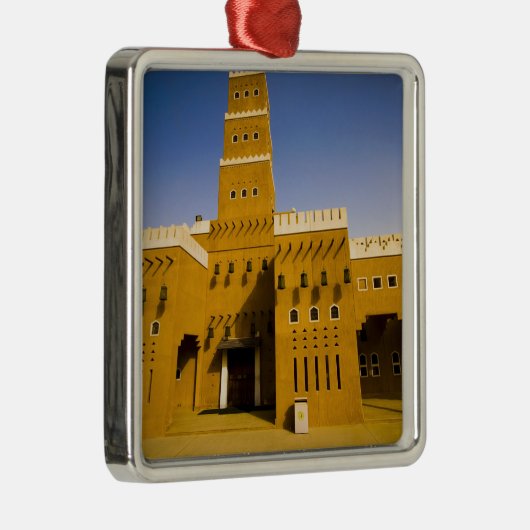 Saudi-Arabien, Riad, Moschee von Al Diriya Silbernes Ornament (Rechts)