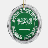 Saudi-Arabien-Runde Keramik Ornament (Links)