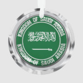 Saudi-Arabien-Runde Ornament (Rückseite)
