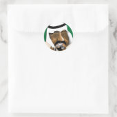 Saudi-Arabien Runder Aufkleber (Tasche)