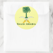 Saudi-Arabien-Rundschreiben* Runder Aufkleber (Tasche)