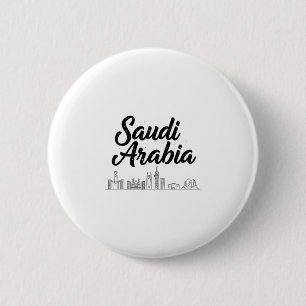 Saudi-Arabien Skyline Reise Urlaub Outfits Button